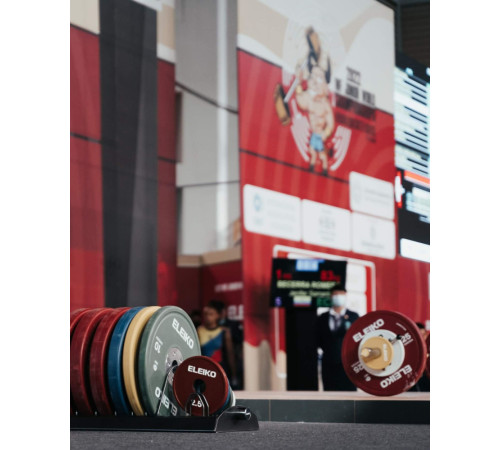 Диск змагальний для важкої атлетики Eleiko IWF, 10 кг