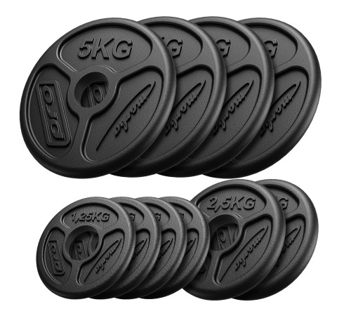 Диски олімпійські Marbo Sport MW-4x5KG_2x2,5KG_4x1,25-OLI 30 кг