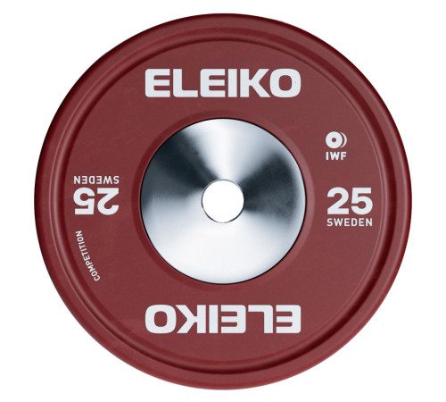 Диск змагальний для важкої атлетики Eleiko IWF, 25 кг