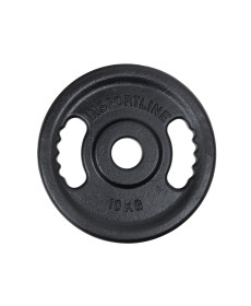 Диск чавунний олімпійський inSPORTline Castblack OL 10 кг