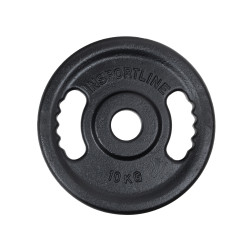 Диск чавунний олімпійський inSPORTline Castblack OL 10 кг