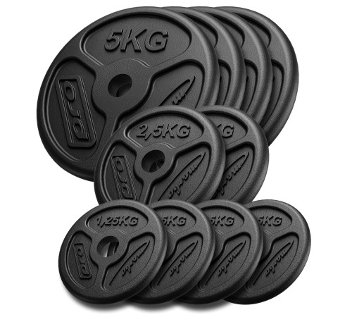 Диски чавунні Marbo Sport MW-4x5KG_2x2,5KG_4x1,25KG-SLIM 30 кг