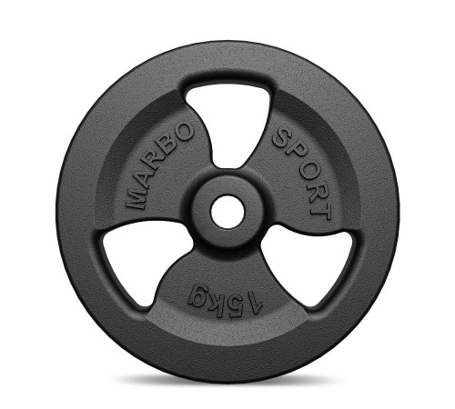 Диск Marbo Sport Tri Grips 15 кг Диск Marbo Sport Tri Grips 15 кг