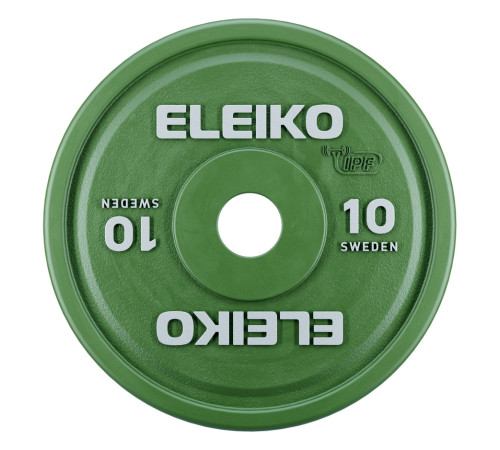 Диск змагальний для пауерліфтингу Eleiko IPF 10 кг