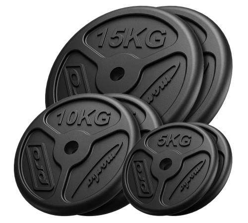 Диски чавунні Marbo Sport MW-2x15KG_2x10KG_2x5KG-SLIM 60 кг