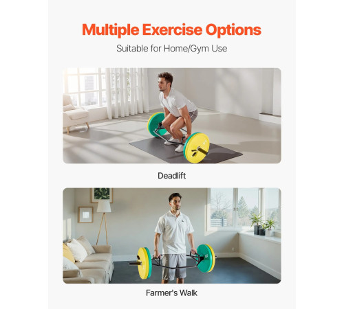 Гриф для штанги VEVOR 5,5 см, 360 кг