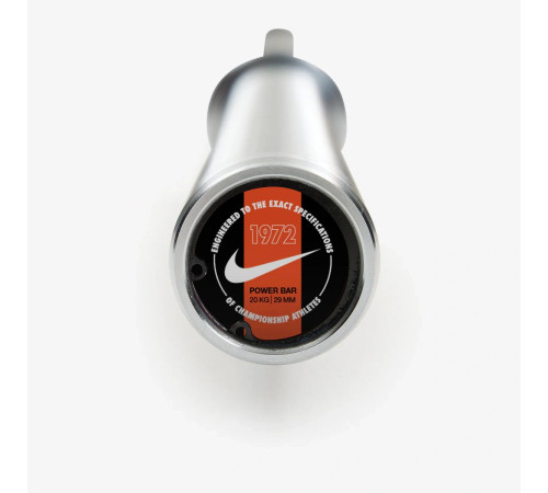 Гриф олімпійський Nike Power Bar Black Chrome 20 кг