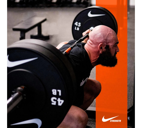 Гриф олімпійський Nike Power Bar Black Chrome 20 кг