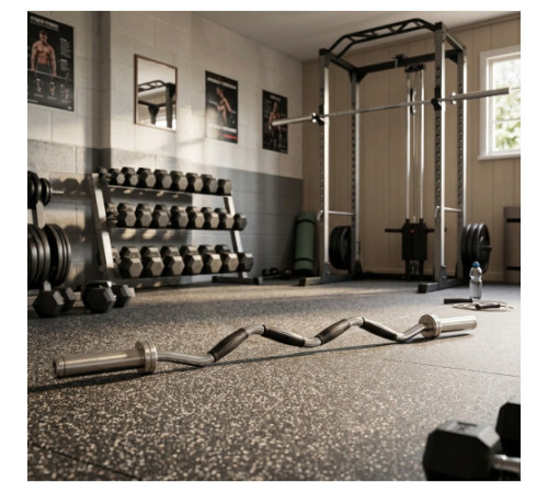 Гриф олімпійський W-подібний York Fitness 135/50
