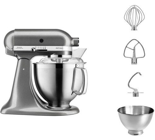 Планетарний міксер з відкидним блоком KitchenAid Artisan 5KSM185PSEMS 4,8 л