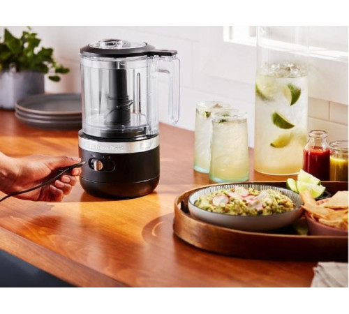 Кухонний мінікомбайн бездротовий KitchenAid 5KFCB519EBM 1,3 л