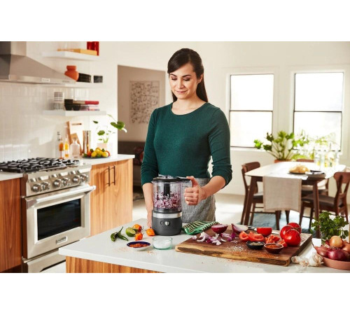 Кухонний мінікомбайн бездротовий KitchenAid 5KFCB519EDG 1,3 л