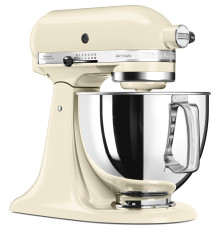 Планетарний міксер KitchenAid Artisan 4,8 л 5KSM125EAC з відкидним блоком кремовий
