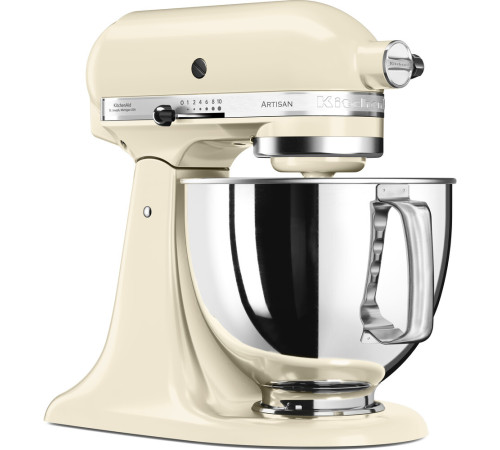 Планетарний міксер KitchenAid Artisan 4,8 л 5KSM125EAC з відкидним блоком кремовий