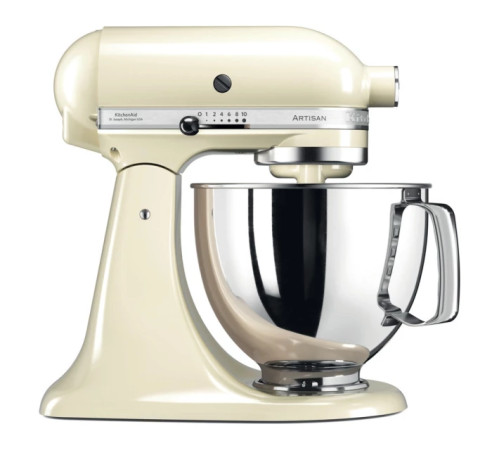 Планетарний міксер KitchenAid Artisan 4,8 л 5KSM125EAC з відкидним блоком кремовий