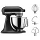 Планетарний міксер KitchenAid Artisan 4,8 л 5KSM125EBM з відкидним блоком матовий чорний