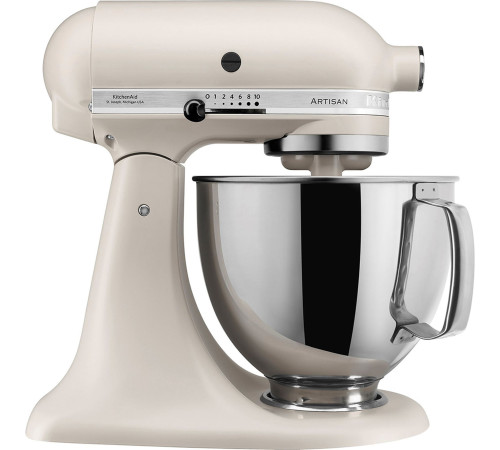 Планетарний міксер KitchenAid Artisan 4,8 л 5KSM125EMH з відкидним блоком, колір молочний коктейль
