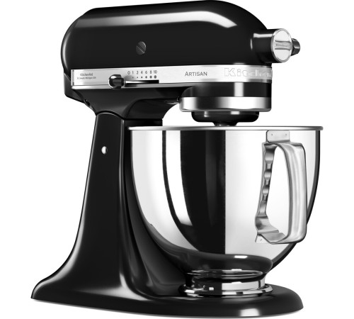Планетарний міксер KitchenAid Artisan 4,8 л 5KSM125EOB з відкидним блоком чорний