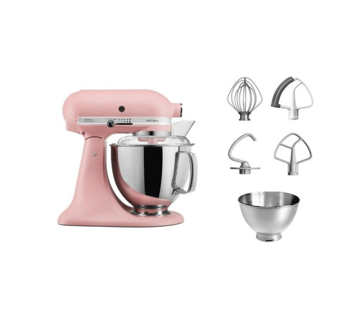 Планетарний міксер з відкидним блоком KitchenAid Artisan 5KSM175PSEDR 4,8 л