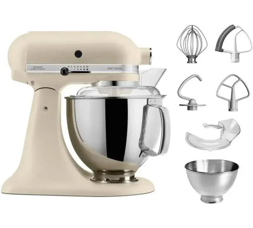 Планетарний міксер з відкидним блоком KitchenAid Artisan 5KSM175PSEFL 4,8 л