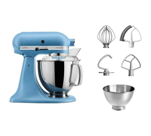 Планетарний міксер з відкидним блоком KitchenAid Artisan 5KSM175PSEVB 4,8 л