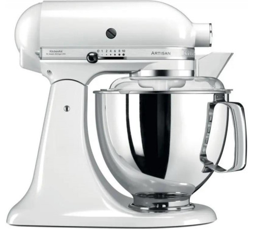 Планетарний міксер з відкидним блоком KitchenAid Artisan 5KSM175PSEWH 4,8 л