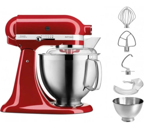 Планетарний міксер з відкидним блоком KitchenAid Artisan 5KSM185PSEER 4,8 л
