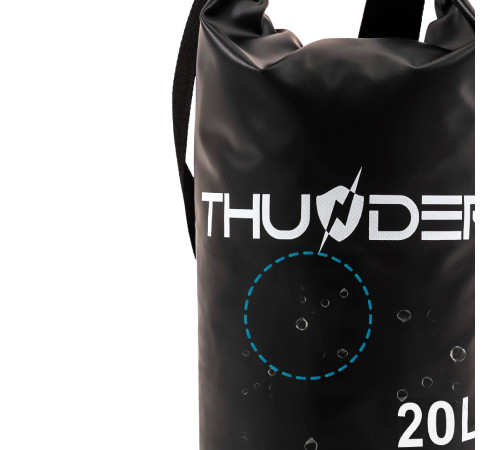 Гермомішок THUNDER 20 л чорний Гермомішок THUNDER 20 л чорний