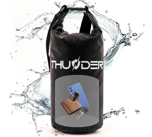 Гермомішок THUNDER 20 л чорний Гермомішок THUNDER 20 л чорний