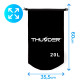 Гермомішок THUNDER 20 л чорний