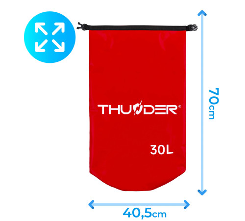 Гермомішок THUNDER 30 л червоний Гермомішок THUNDER 30 л червоний