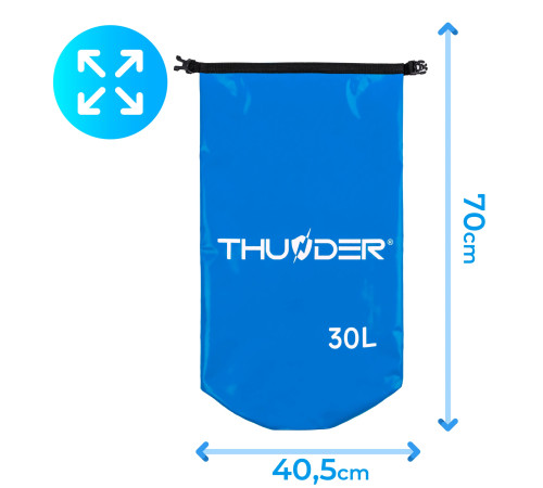 Гермомішок THUNDER 30 л синій Гермомішок THUNDER 30 л синій