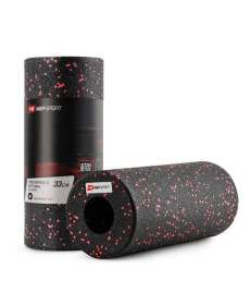 Роллер масажер гладкий Hop-Sport EPP 33 см HS-P033YG чорно-червоний