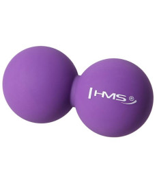 Масажний м'яч HMS BLC02 фіолетовий (подвійний)