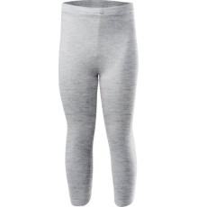 RENNWEAR Legginsy z nogawką 3/4 sportowe damskie męskie dziecięce bawełniane melanż - szary 152 cm