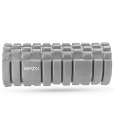 Масажний ролик Gymtek для йоги та фітнесу EVA 33*14 см сірий