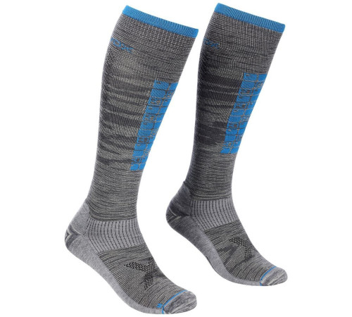 Шкарпетки ч Ortovox SKI COMPRESSION LONG SOCKS M grey blend - 42-44 - сірий