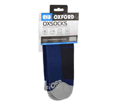 Водонепроникні шкарпетки з мембраною Oxford OxSocks Blue - S - сині Водонепроникні шкарпетки з мембраною Oxford OxSocks Blue - S - сині