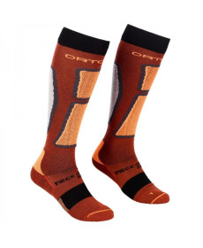 Шкарпетки ч Ortovox SKI ROCK'N'WOOL LONG SOCKS M clay orange - 42-44 - оранжевий