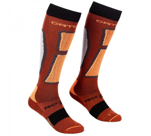 Шкарпетки ч Ortovox SKI ROCK'N'WOOL LONG SOCKS M clay orange - 42-44 - оранжевий