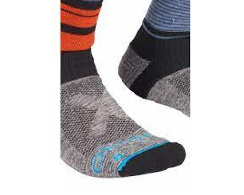 Шкарпетки ч Ortovox ALL MOUNTAIN MID SOCKS WARM M multicolour - 39-41 - сірий/оранжевий