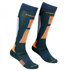 Шкарпетки ч Ortovox SKI ROCK'N'WOOL LONG SOCKS M pacific green - 42-44 - синій/зелений