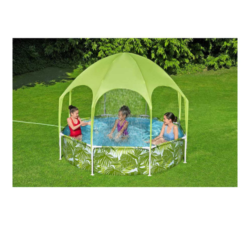 Басейн каркасний дитячий з дохом Bestway 56432 244 х 51 см