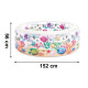 Басейн надувний дитячий Intex 58480 Fish 152x56 см