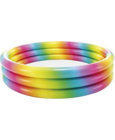 Надувний басейн Intex Rainbow Ombre 168 см (58449)