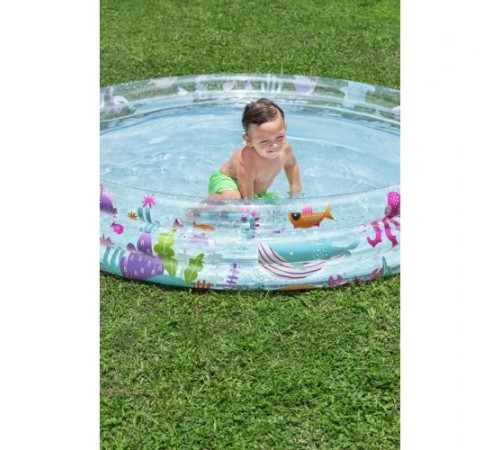 Дитячий надувний басейн BESTWAY Sea World 183x33 см 2+ 51005