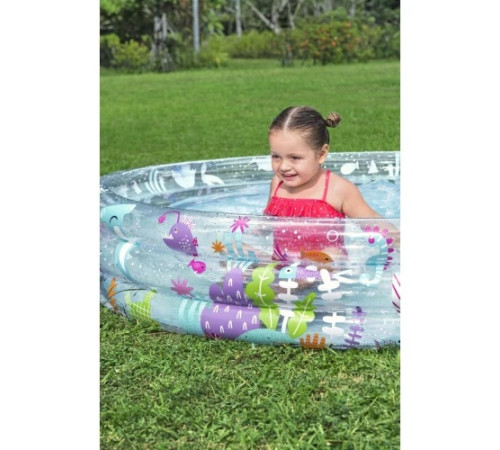 Дитячий надувний басейн BESTWAY Sea World 183x33 см 2+ 51005