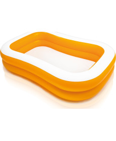Басейн надувний дитячий Mandarin Swim Center Intex 57181-orange 228x147х46 см