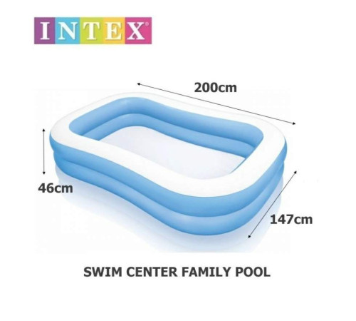Басейн надувний дитячий SWIM CENTER Intex 57180 203x152x48 см Басейн надувний дитячий SWIM CENTER Intex 57180 203x152x48 см