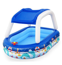 Басейн надувний дитячий Bestway 54370 213x155x132 см